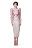 Long Sleeve Floral Midi Dress