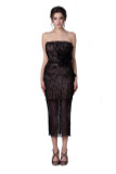 Embellished Strapless Dress