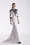 Lace Embroidered  Gown