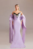 Flared Strapless Gown