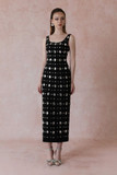 Square-Neck Midi Dress