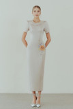 Short Sleeved Midi Dress