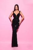 Della Fringe Gown