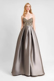 Strapless Draped Dress
