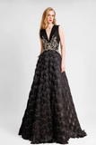 Beaded Dress with Fringe Skirt