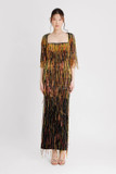 Squared Neckline Dress