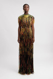 Beaded Fringe Gown