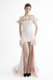 Off Shoulder High-Low Gown
