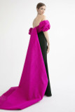 Off the Shoulder Gown with Tail