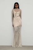 Moonstone Column Gown