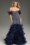 Off-the-Shoulder Ruffled Gown