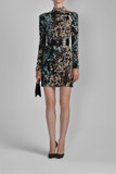 Tulle Beaded Mini Dress
