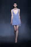 Beaded Cr?pe Dress