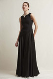 Chantal Sleeveless Cady Satin Gown