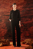 Chiffon Top with Crepe Pants