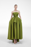 High-Low-Strapless Gown