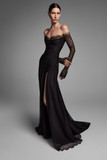 Lace and Chiffon Gown