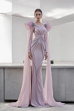 Ruched Design Gown