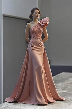 One Detailed Shoulder Gown