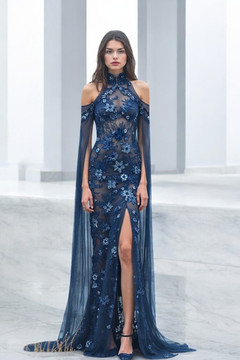 Open-Shoulders Illusion Gown Open-Shoulders Illusion Gown