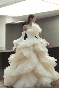 Multi Media Shabnam Gown Multi Media Shabnam Gown