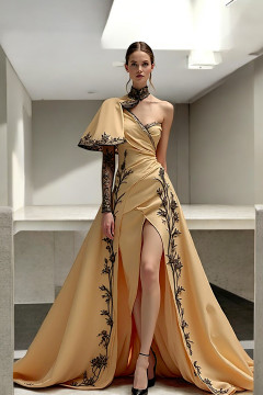 Manjira  Draped Gown