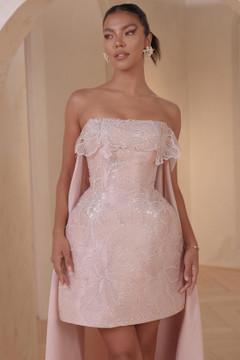 Lace Dress with Detachable Skirt Lace Dress with Detachable Skirt
