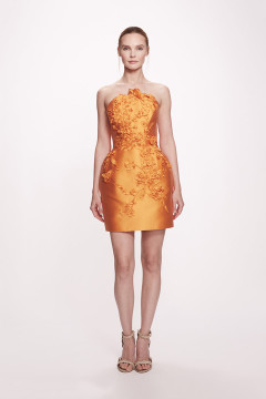 Strapless Silk Radzimir Cocktail Strapless Silk Radzimir Cocktail