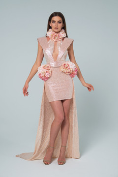Pink Pearlescent Dress