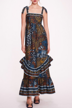 Sleeveless Ruffled Maxi Dress Sleeveless Ruffled Maxi Dress