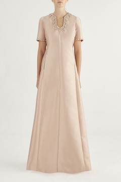 Evelyn Short Sleeve Gown