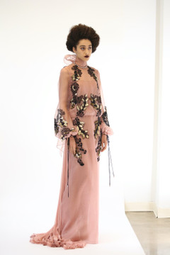 Silk Organza Chiffon Gown Silk Organza Chiffon Gown