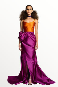 Pebbled Barathea Gown Pebbled Barathea Gown