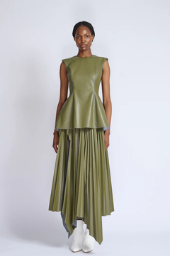 Cactus Vegan Leather Top with Skirt Cactus Vegan Leather Top with Skirt