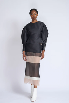 Onyx Gazar Top with Straight Skirt Onyx Gazar Top with Straight Skirt