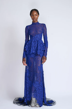 Lace Peplum Tulle Top with Skirt Lace Peplum Tulle Top with Skirt