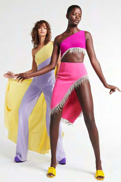 Crepe Crop Top and Skirt Crepe Crop Top and Skirt