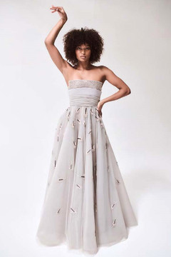 Strapless Tulle Ball Gown Strapless Tulle Ball Gown