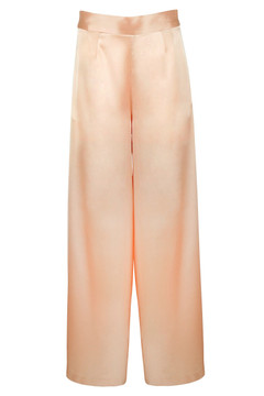 Silk Satin Wide-Leg Pant Silk Satin Wide-Leg Pant