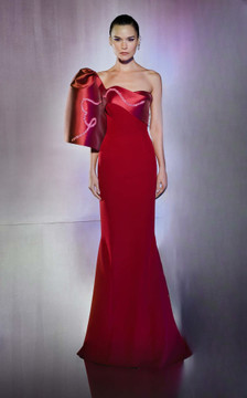Mikado Crepe Gown