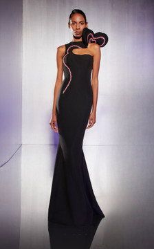 Crepe Mermaid Gown Crepe Mermaid Gown