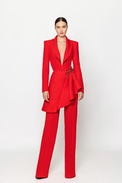 Asymmetrical Jacket with Pant Asymmetrical Jacket with Pant