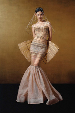 Embellished Strapless Trumpet Gown Embellished Strapless Trumpet Gown