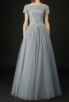 Lyra Short Sleeve Gown Lyra Short Sleeve Gown