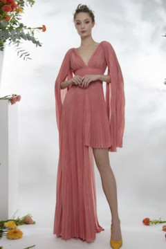 Pleated Mousseline Dress Pleated Mousseline Dress