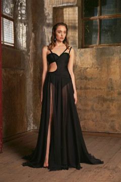 Cutout Mousseline Gown Cutout Mousseline Gown