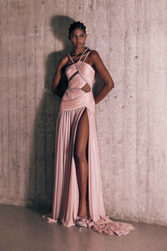 Draped Asymmetric Jersey Gown Draped Asymmetric Jersey Gown