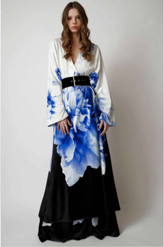 Floral Kaftan with Trousers Floral Kaftan with Trousers