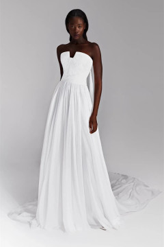 Strapless Chiffon Dress Strapless Chiffon Dress
