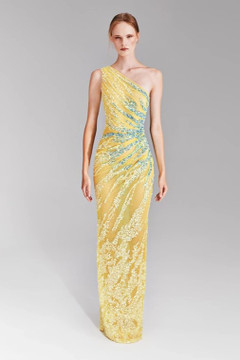 One-Shoulder Embroidered Dress One-Shoulder Embroidered Dress